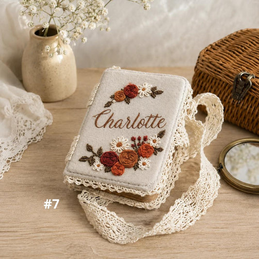 Vintage Embroidery Notebook