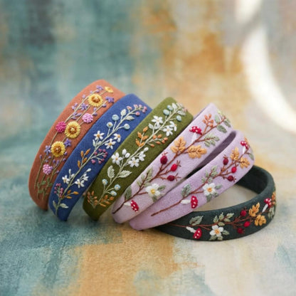Embroidered Headbands
