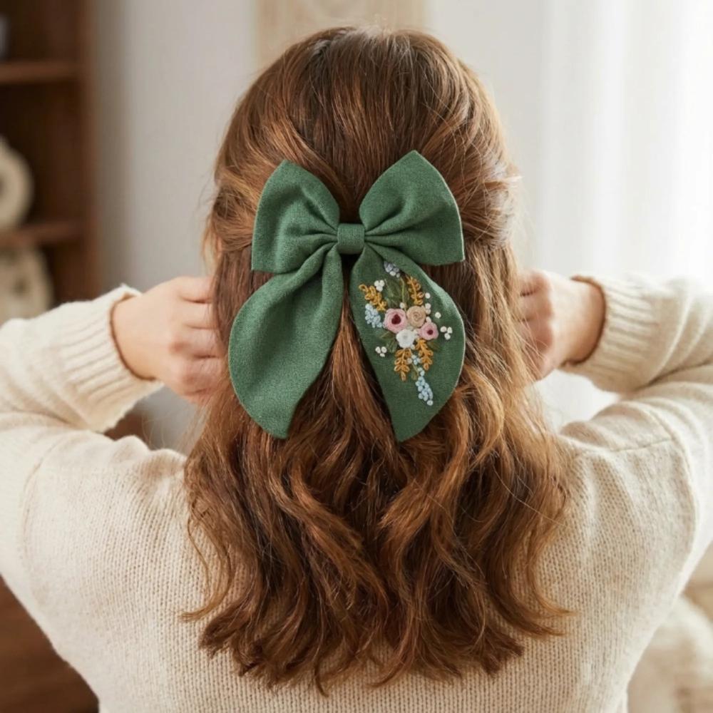 Embroidery Bow Tie