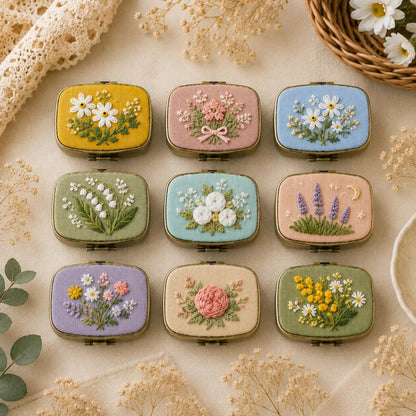 Embroidered Jewelry Boxes