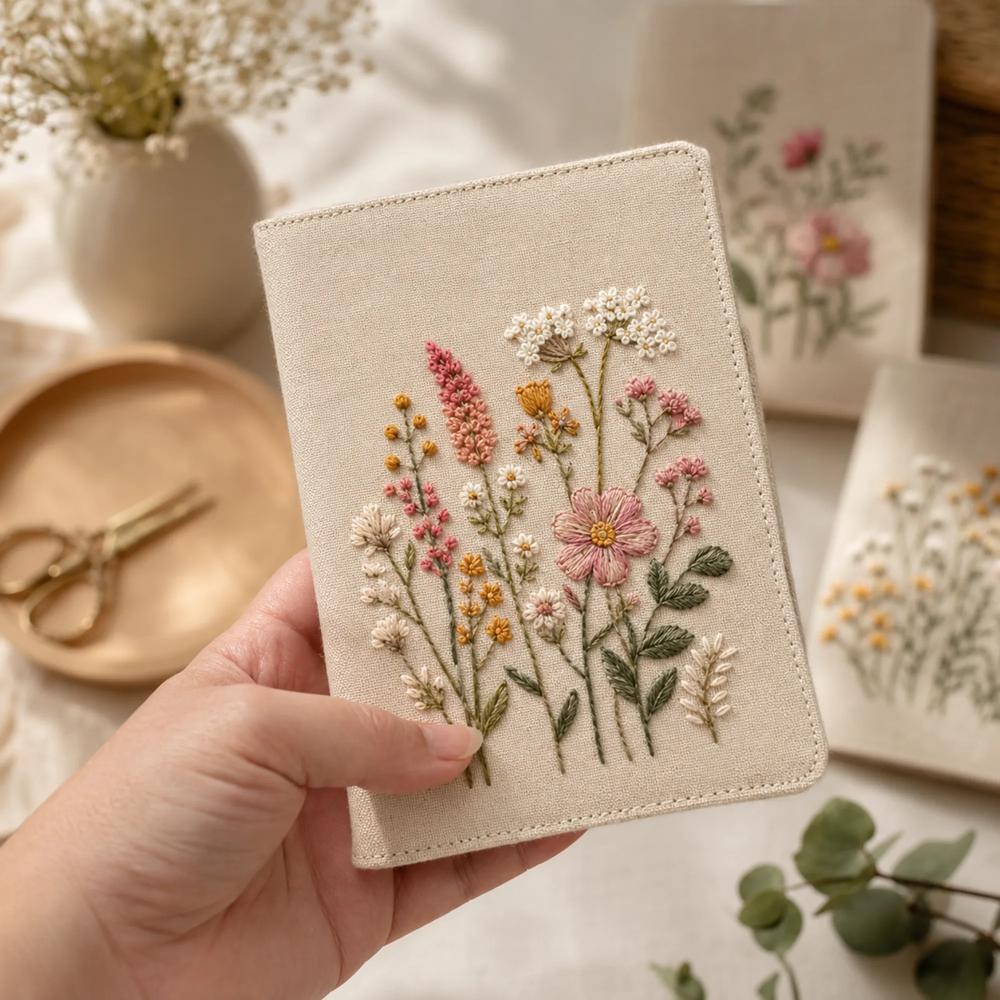 Embroidery Passport Cover