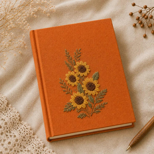 Embroidered Journals