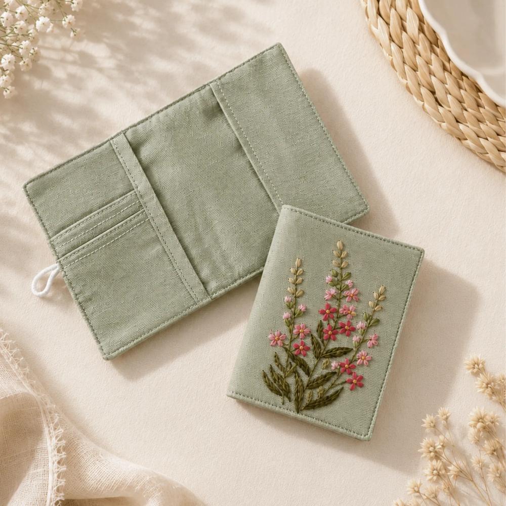 Embroidery Passport Cover