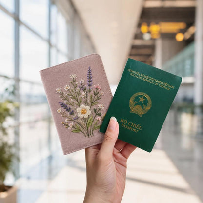 Embroidery Passport Cover