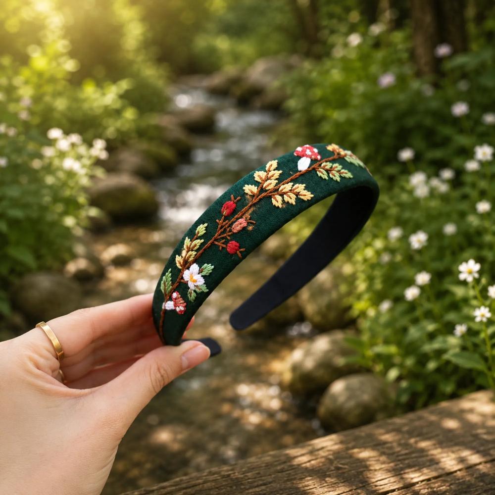 Embroidered Headbands