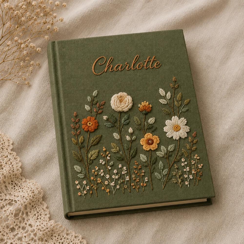 Embroidered Journals