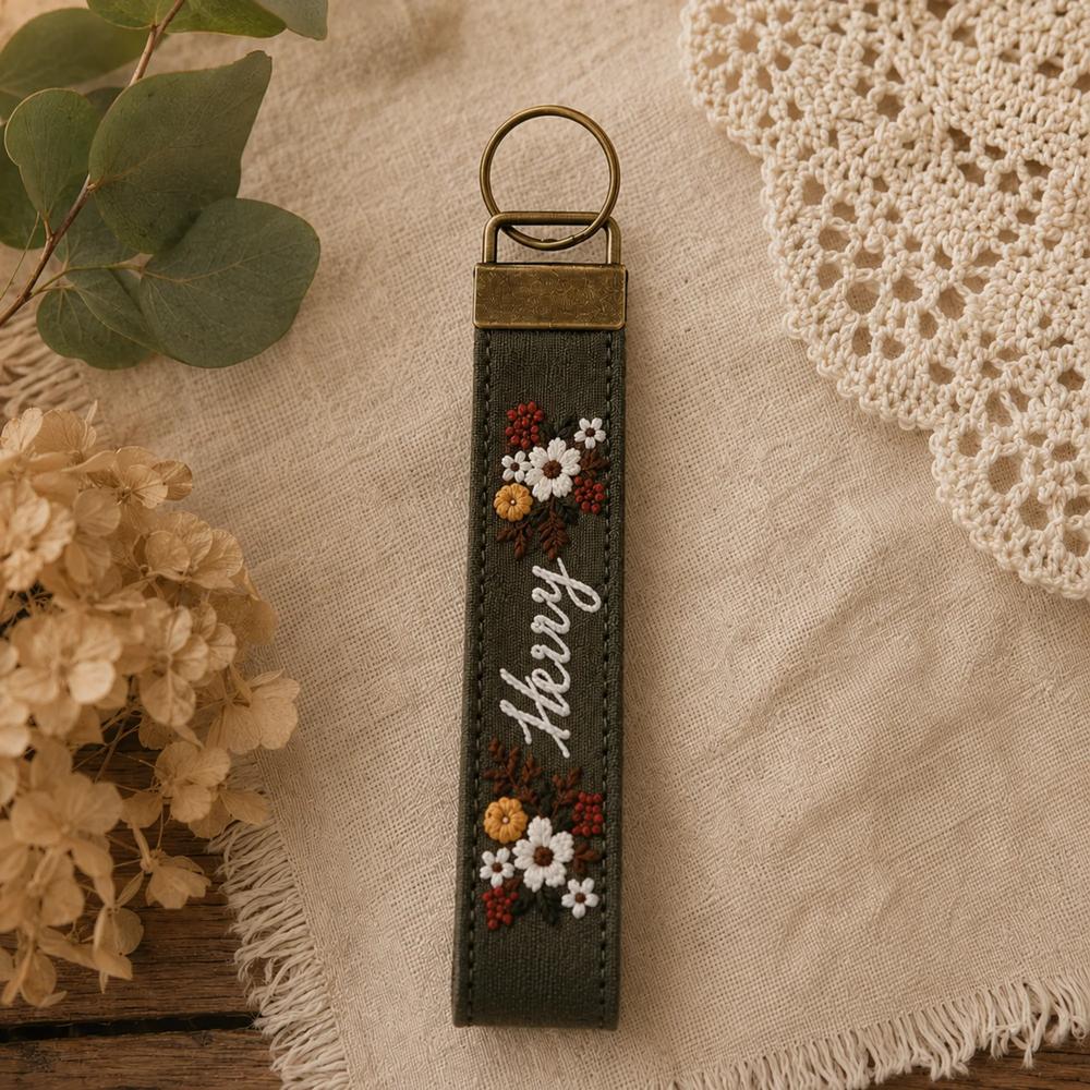 Embroidered Keychains
